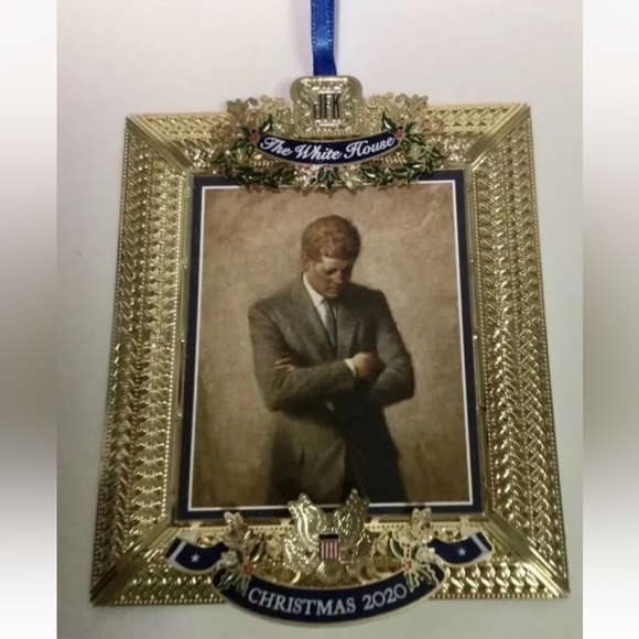 Official 2020 White House Historical Assessment Christmas ornament JFK - Picture 3 of 12